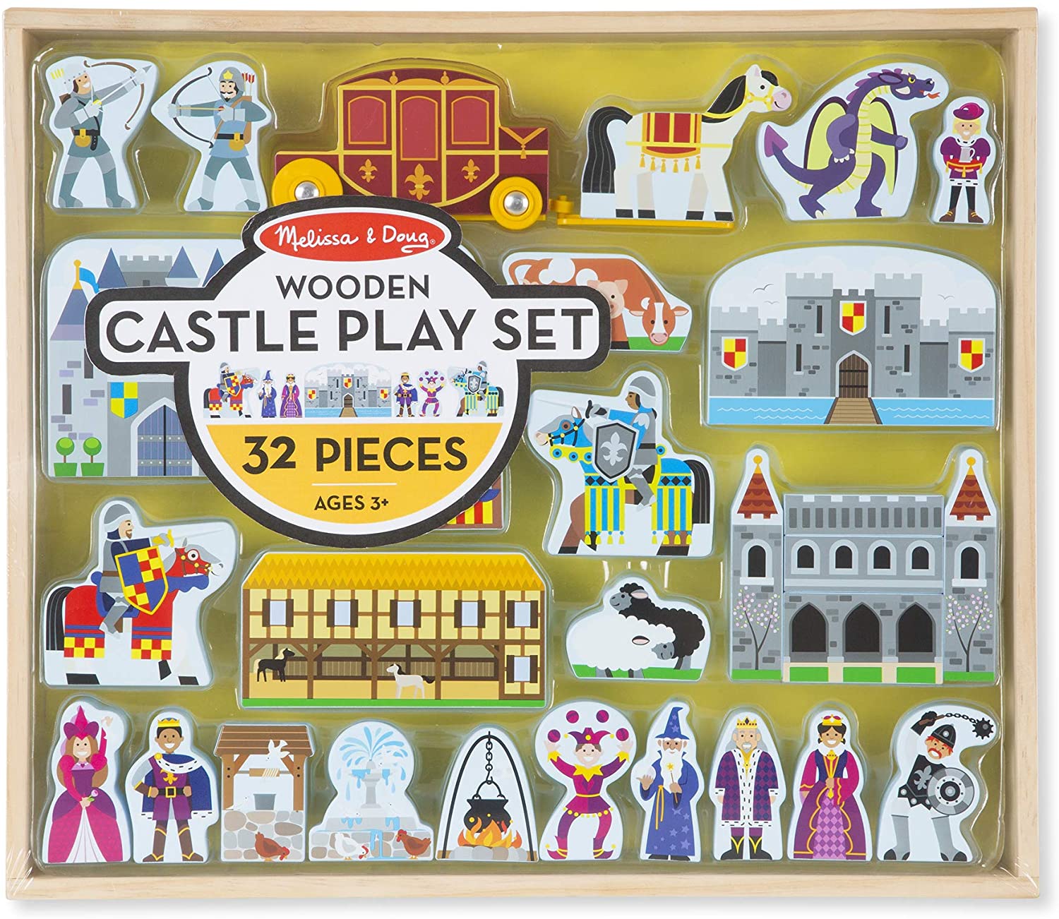 Melissa & Doug - WOODEN CASTLE PLAY SET - BambiniJO | Buy Online | Jordan