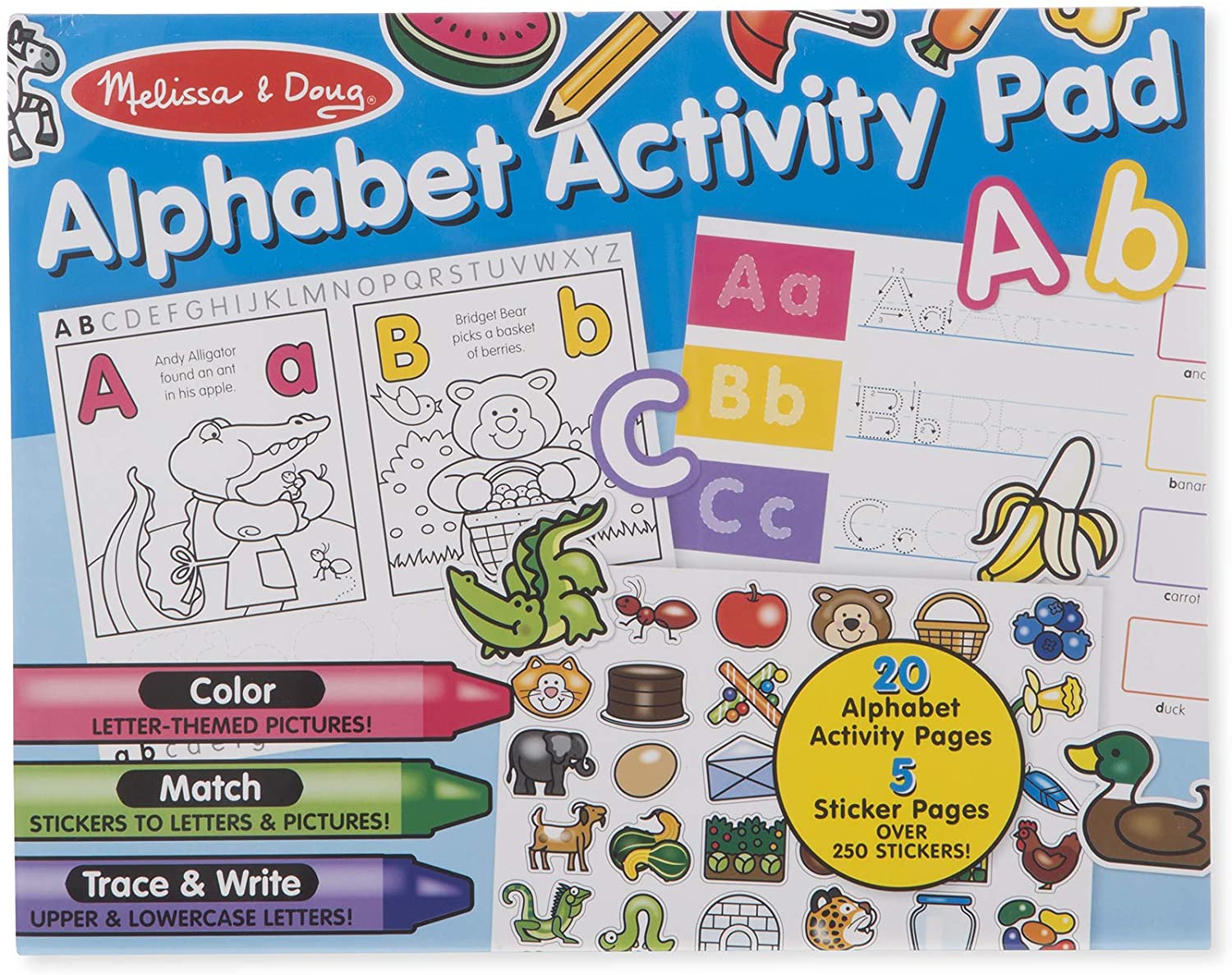 Melissa & Doug - ACTIVITY PAD ALPHABET Melissa & Doug - ACTIVITY PAD ALPHABET