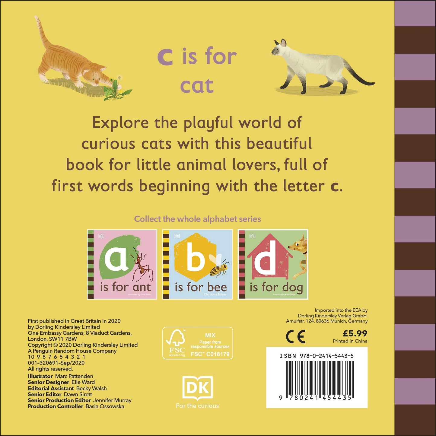 DK - C is for Cat - BambiniJO | Buy Online | Jordan