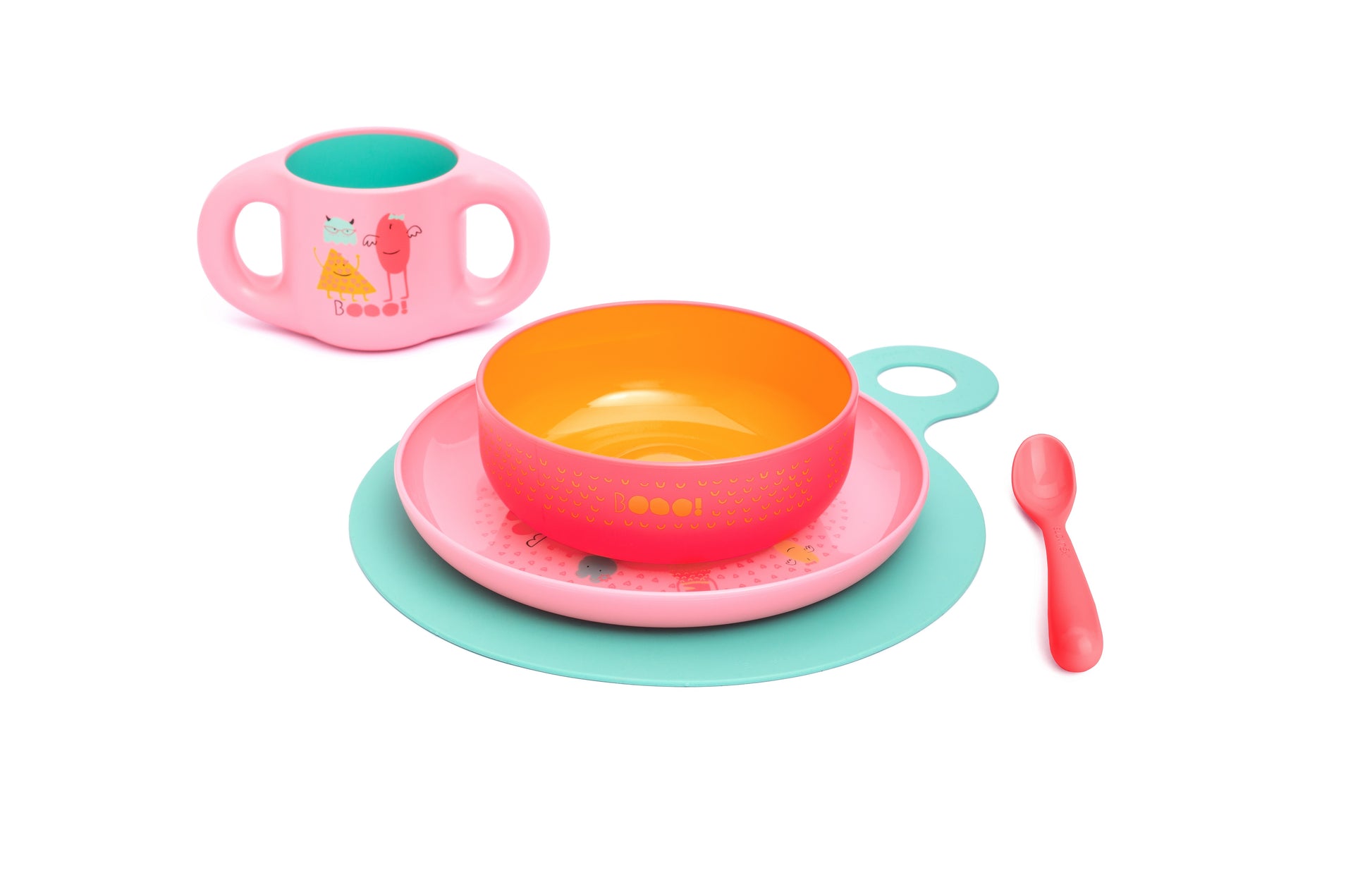 Suavinex - Toddler Learn to Eat Dining Set for Girls 6m+ - BambiniJO | Buy Online | Jordan