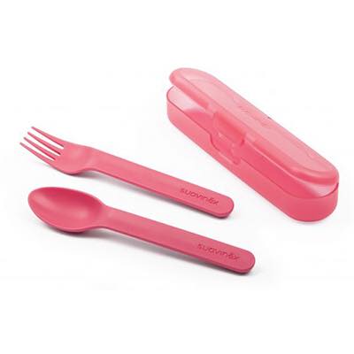 Suavinex - Cutlery Set With Case - BambiniJO | Buy Online | Jordan