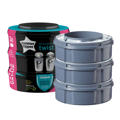 Tommee Tippee Extra Value Twist & Click Refill Cassettes