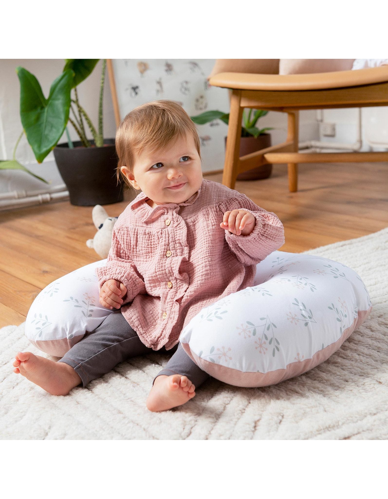 doomoo - Softy Giraffe Grey | Small Multi-use Organic Pillow - BambiniJO | Buy Online | Jordan