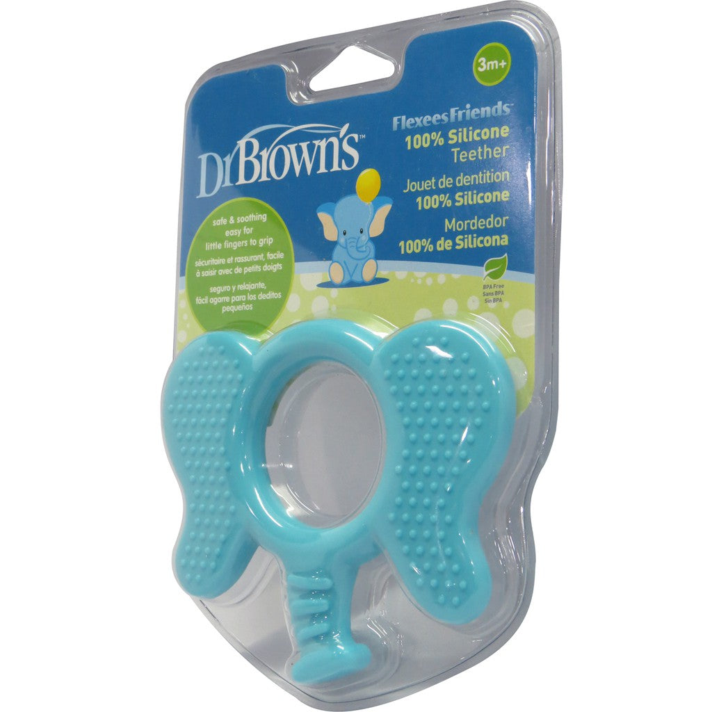 Dr. Brown's - Flexees Friends Teether Elephant 3m+ Dr. Brown's - Flexees Friends Teether Elephant 3m+