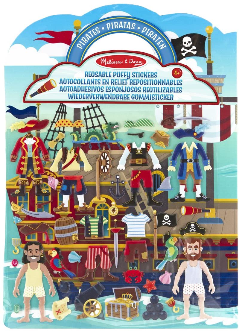 Melissa & Doug Puffy Sticker PIRATE Melissa & Doug Puffy Sticker PIRATE