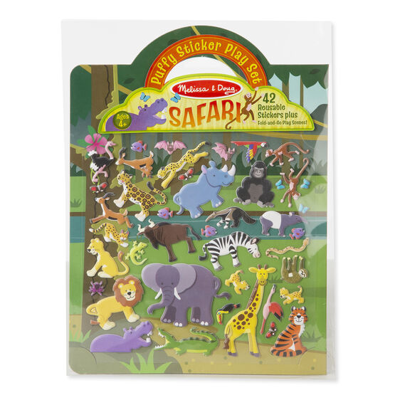 Melissa & Doug PUFFY STICKER PLAY SET - SAFARI Melissa & Doug PUFFY STICKER PLAY SET - SAFARI