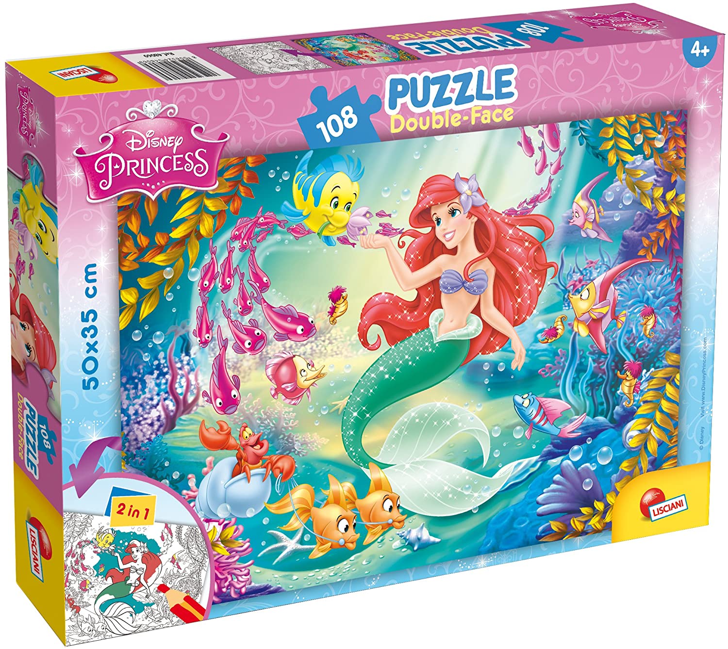 DOUBLE SIDED PUZZLE 108 PCS THE LITTLE MERMAID 4Y+ - BambiniJO | Buy Online | Jordan