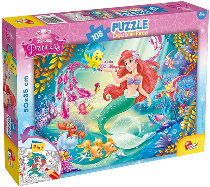 DOUBLE SIDED PUZZLE 108 PCS THE LITTLE MERMAID 4Y+ - BambiniJO | Buy Online | Jordan