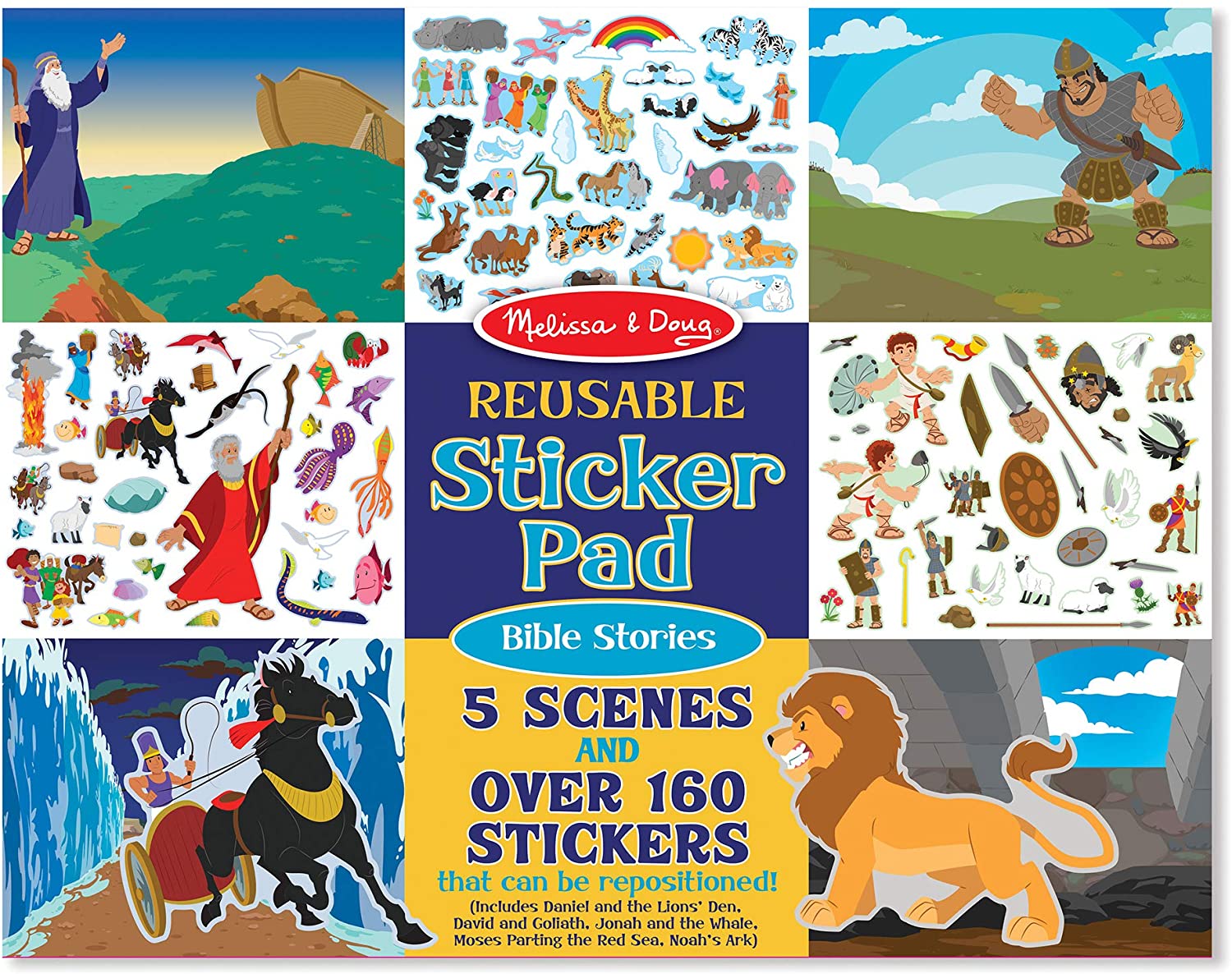 Melissa & Doug REUSABLE STICKER PAD - BIBLE STORIES Melissa & Doug REUSABLE STICKER PAD - BIBLE STORIES