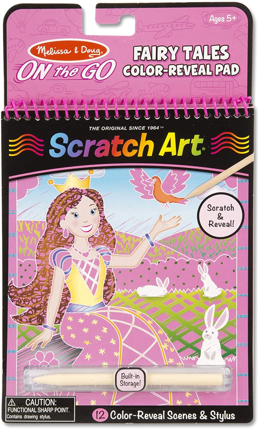 Melissa & Doug - Scratch Art REVEAL PAD Fairy Tales Melissa & Doug - Scratch Art REVEAL PAD Fairy Tales