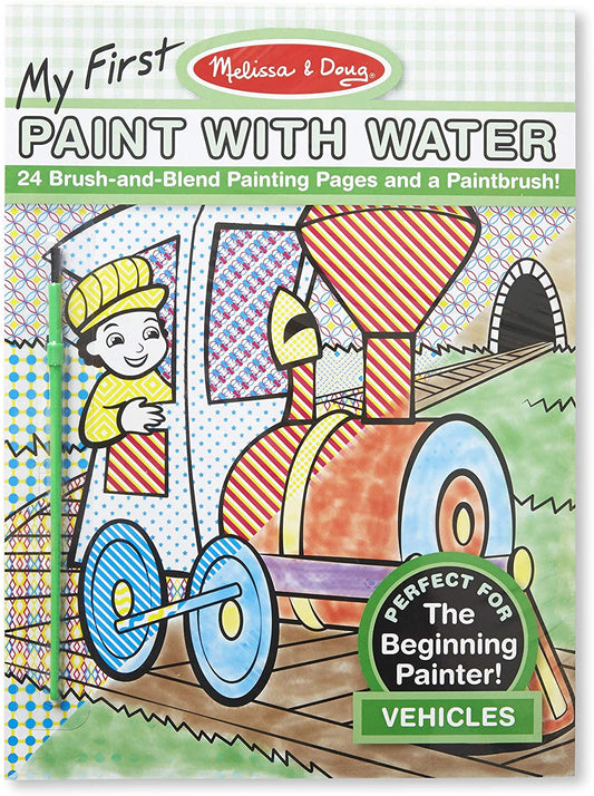 Melissa & Doug My First Paint with Water Vehicles (24 Painting Pages) - BambiniJO | Buy Online | Jordan