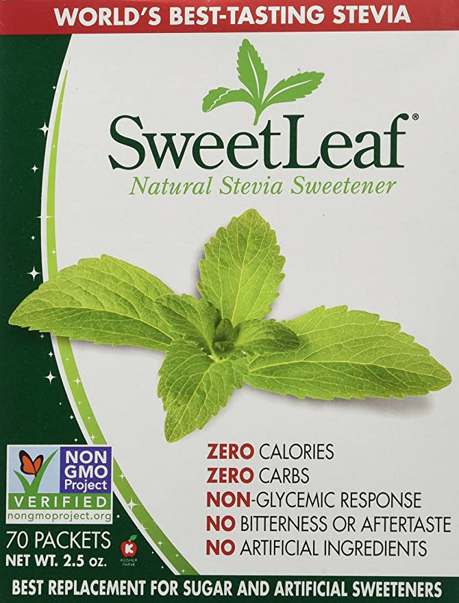 Stevia - Sweet Leaf Sweetener - 70 Count - BambiniJO