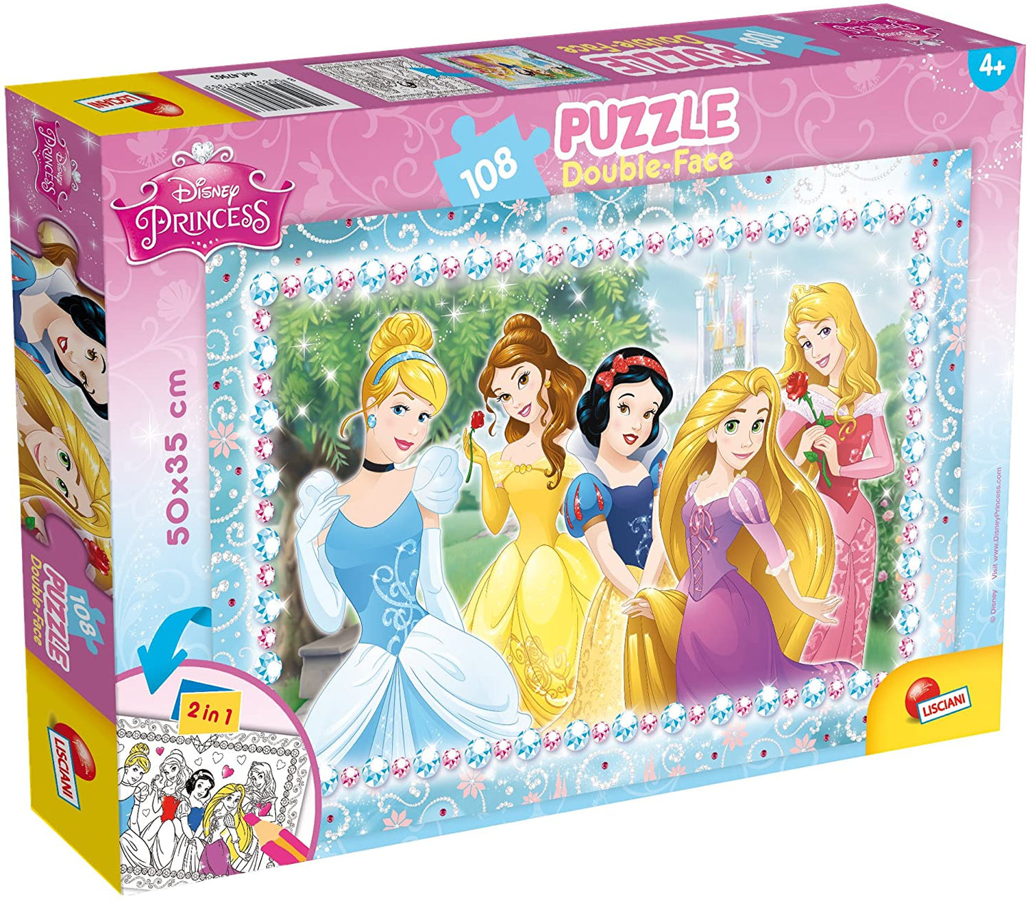 DOUBLE SIDED PUZZLE 108 PCS PRINCESS 4Y+ - BambiniJO | Buy Online | Jordan