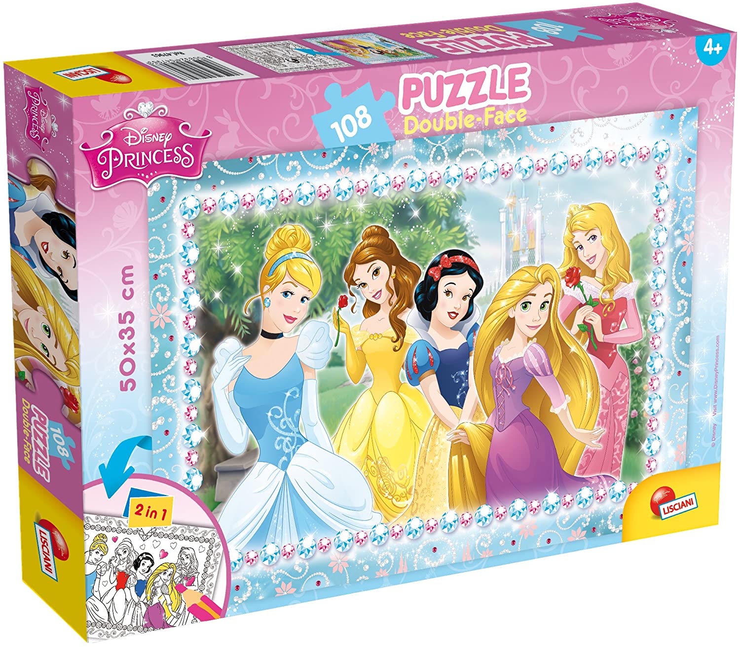 DOUBLE SIDED PUZZLE 108 PCS PRINCESS 4Y+ - BambiniJO | Buy Online | Jordan