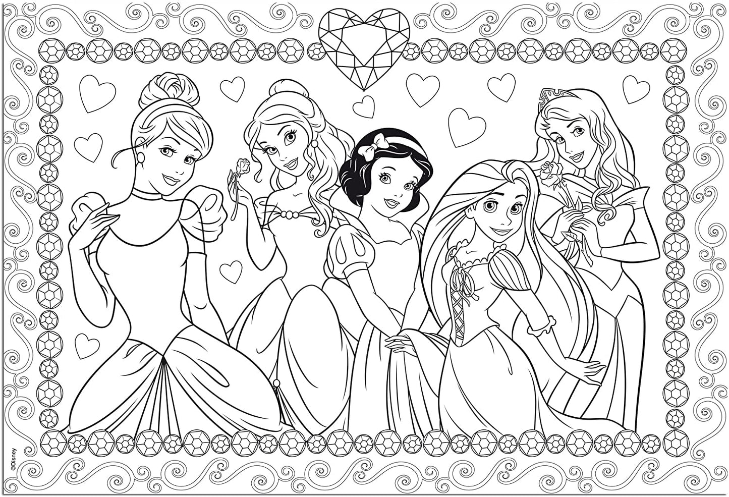 DOUBLE SIDED PUZZLE 108 PCS PRINCESS 4Y+ - BambiniJO | Buy Online | Jordan