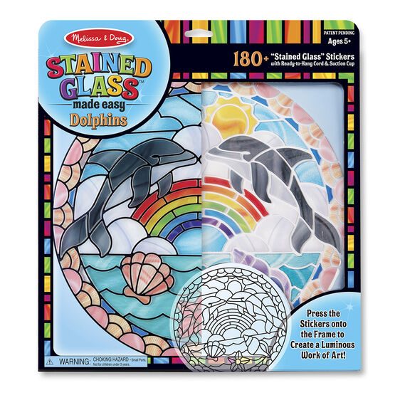 Melissa & Doug STAINED GLASS - DOLPHINS Melissa & Doug STAINED GLASS - DOLPHINS