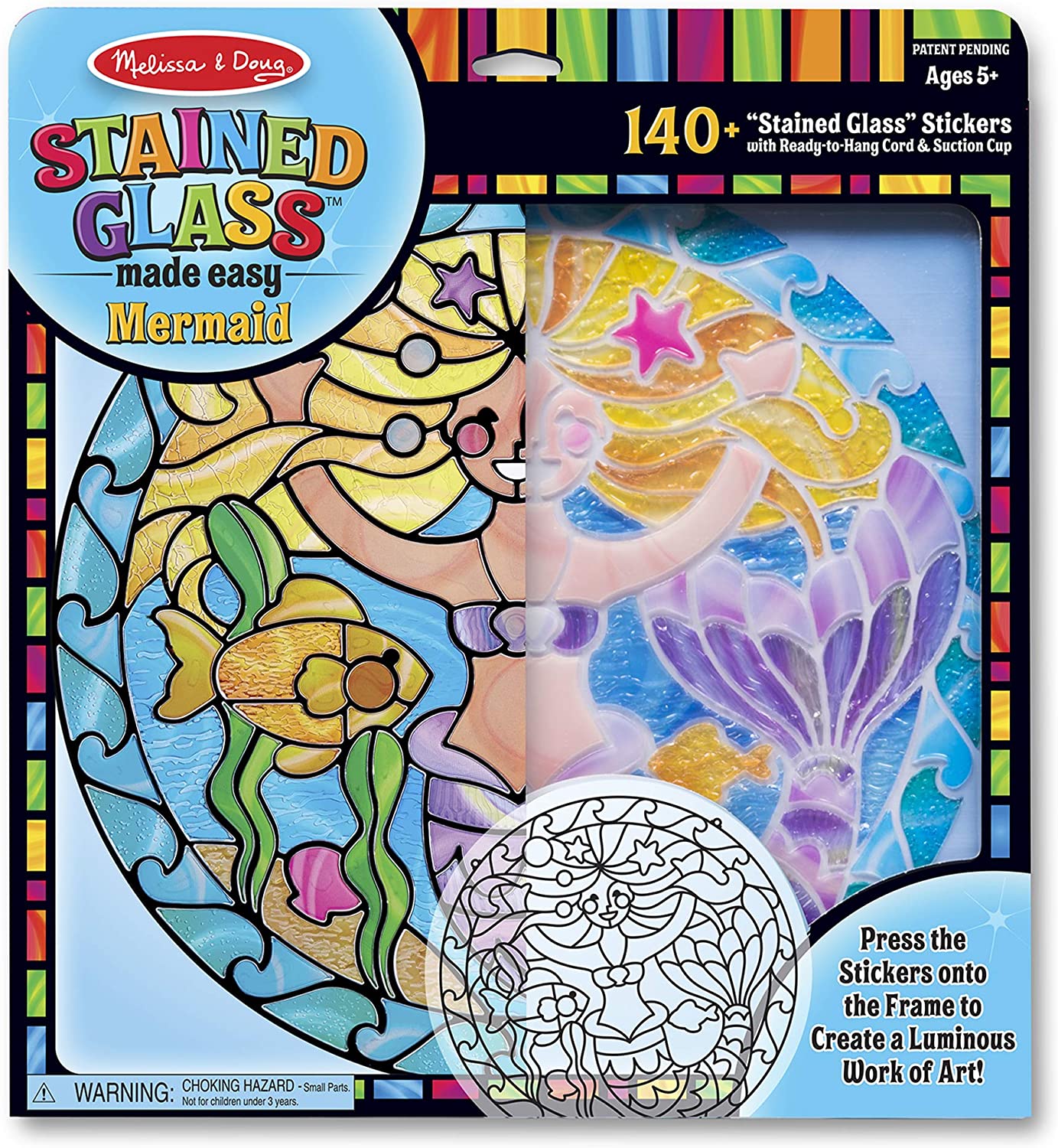 Melissa & Doug STAINED GLASS - MERMAID Melissa & Doug STAINED GLASS - MERMAID