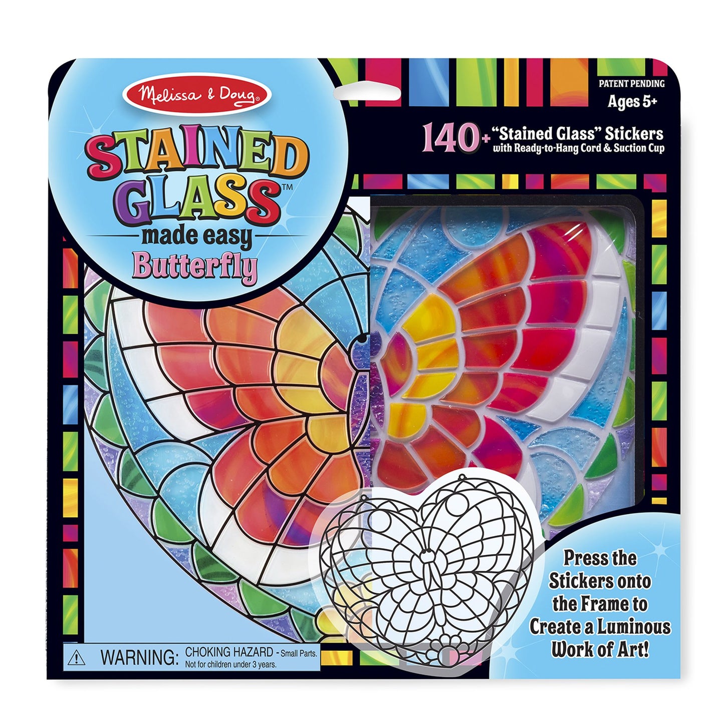 Melissa & Doug STAINED GLASS - BUTTERFLY - BambiniJO | Buy Online | Jordan