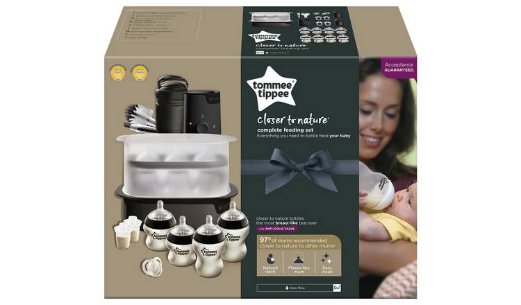 Tommee Tippee Complete Feeding Set - Black - BambiniJO