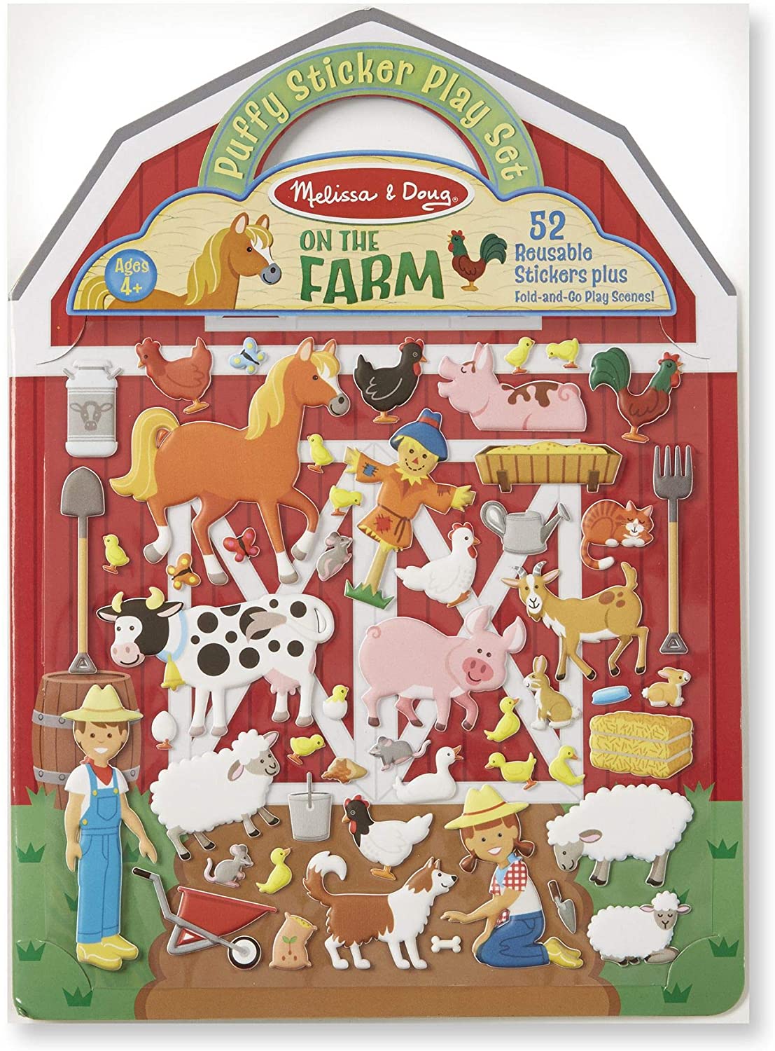 Melissa & Doug Puffy Sticker FARM - BambiniJO | Buy Online | Jordan
