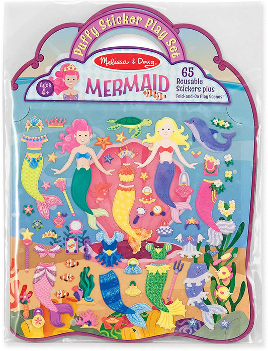 Melissa & Doug PUFFY STICKER PLAY SET - MERMAID - BambiniJO | Buy Online | Jordan
