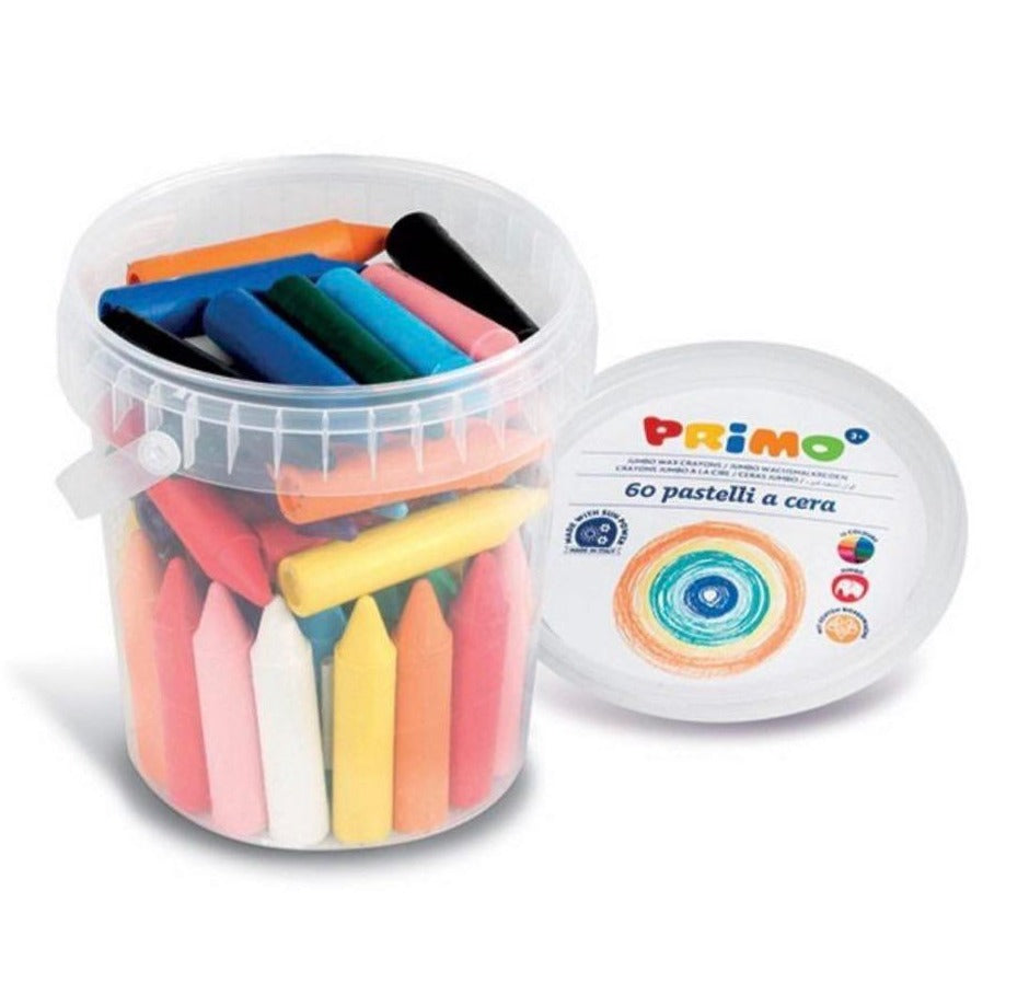 Primo Wax Crayons Set of 60 - BambiniJO