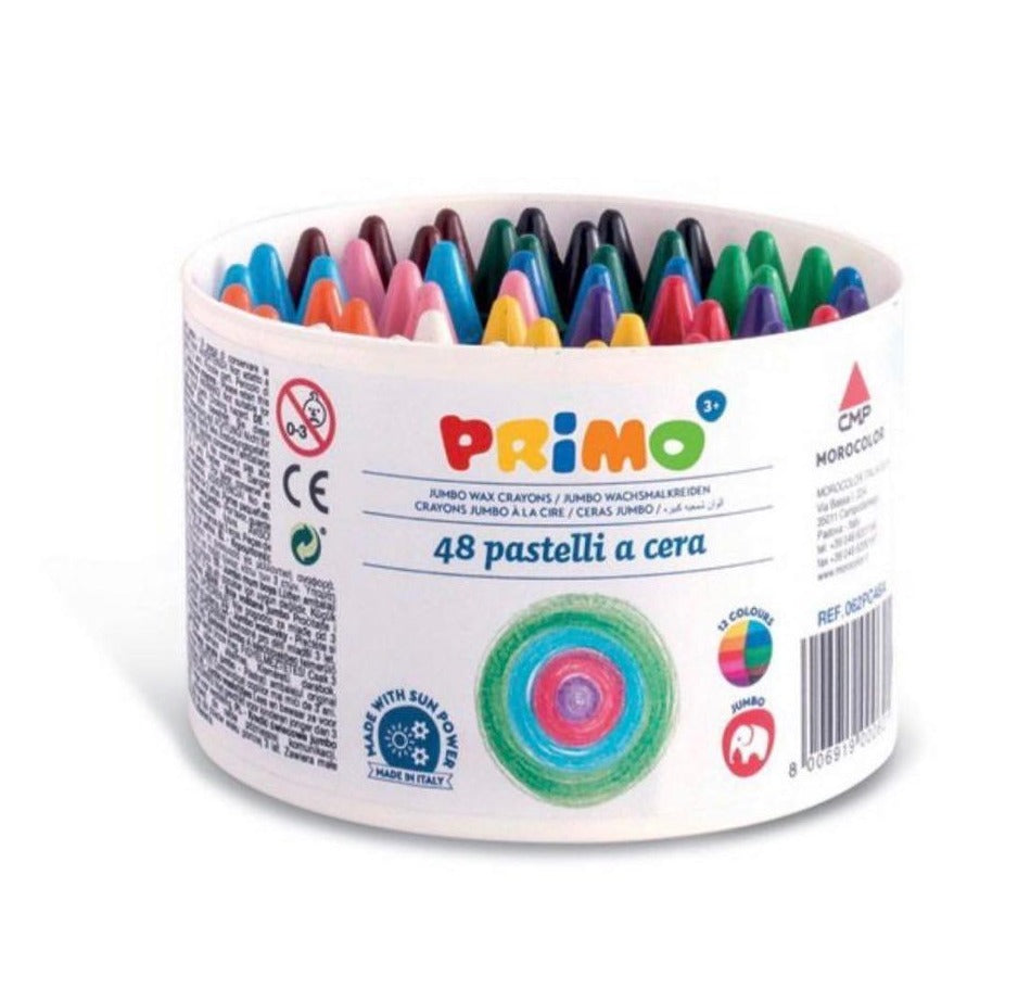 Primo Wax Crayons Set of 48 - BambiniJO