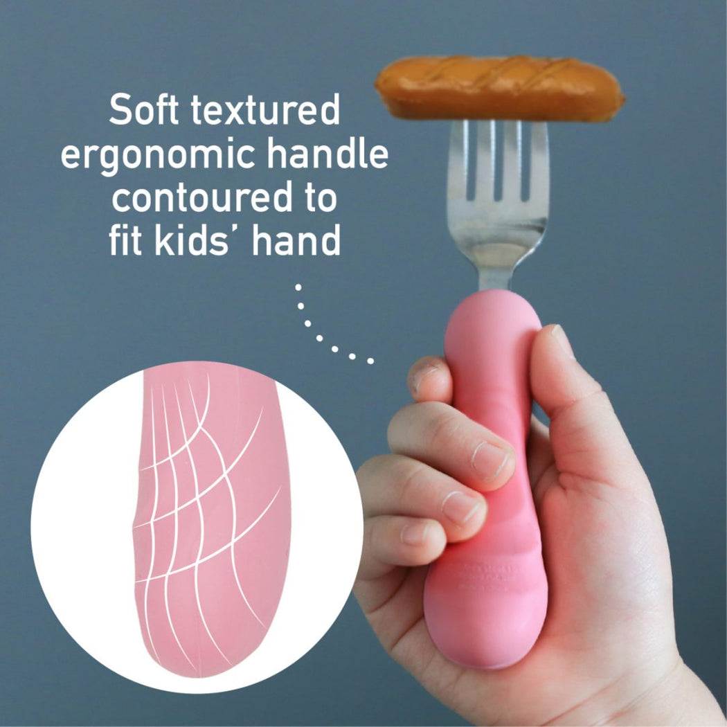 Silicone Easy Grip Spoon & Fork Set Silicone Easy Grip Spoon & Fork Set