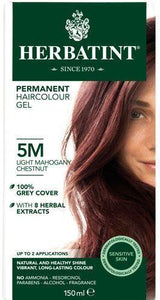 Pregnancy Safe AMONIA FREE "Hair Color" - 5M Light Mahogany Chestnut 150ml - BambiniJO