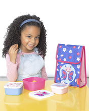 Load image into Gallery viewer, Zoo Insulated Kids Lunch Bag - Butterfly - BambiniJO