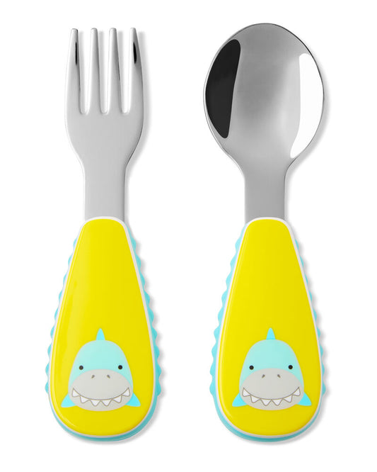 Zootensils Fork & Spoon - Shark - BambiniJO