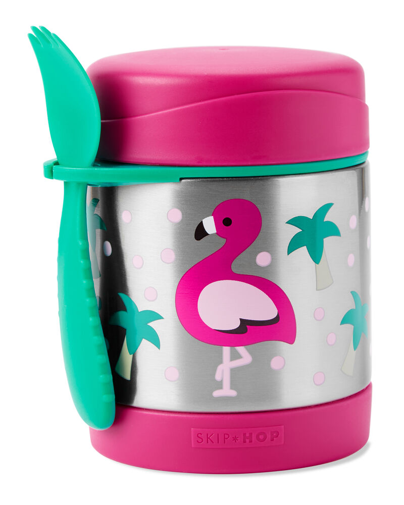Zoo Insulated Food Jar - Flamingo - BambiniJO