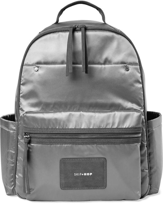 Skip Hop Skyler Diaper Backpack - Shiny Grey - BambiniJO | Buy Online | Jordan