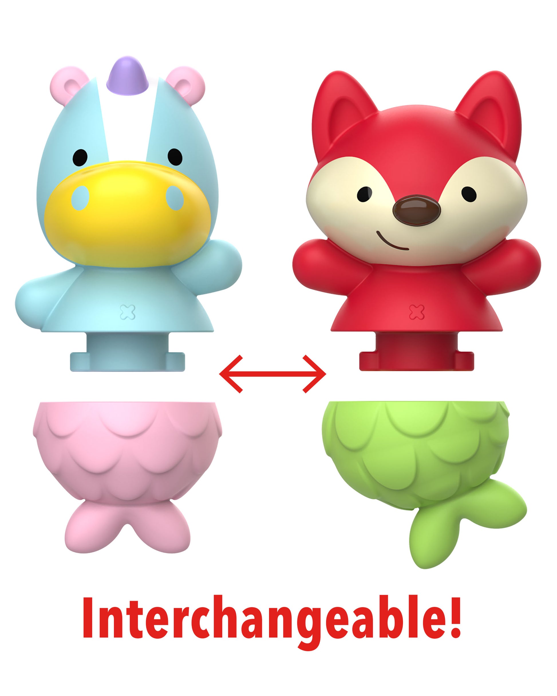 Skip Hop - ZOO® Mix & Match Flippers - Unicorn Fox Skip Hop - ZOO® Mix & Match Flippers - Unicorn Fox