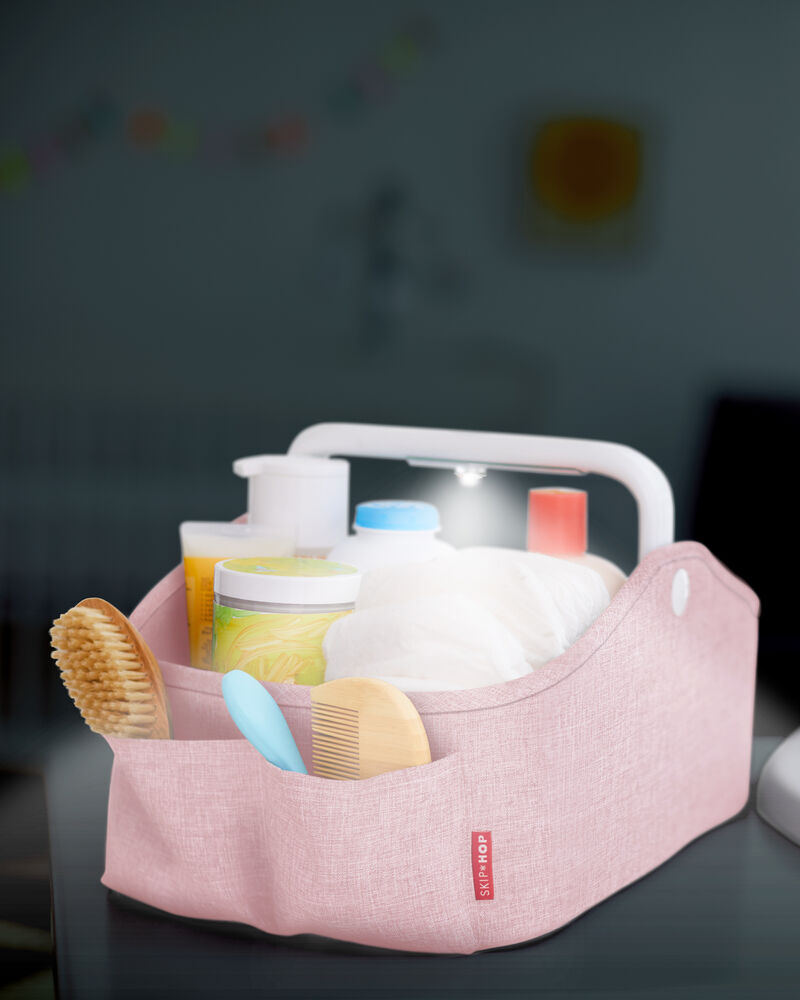 Skip Hop - Light Up Diaper Caddy - Pink Skip Hop - Light Up Diaper Caddy - Pink