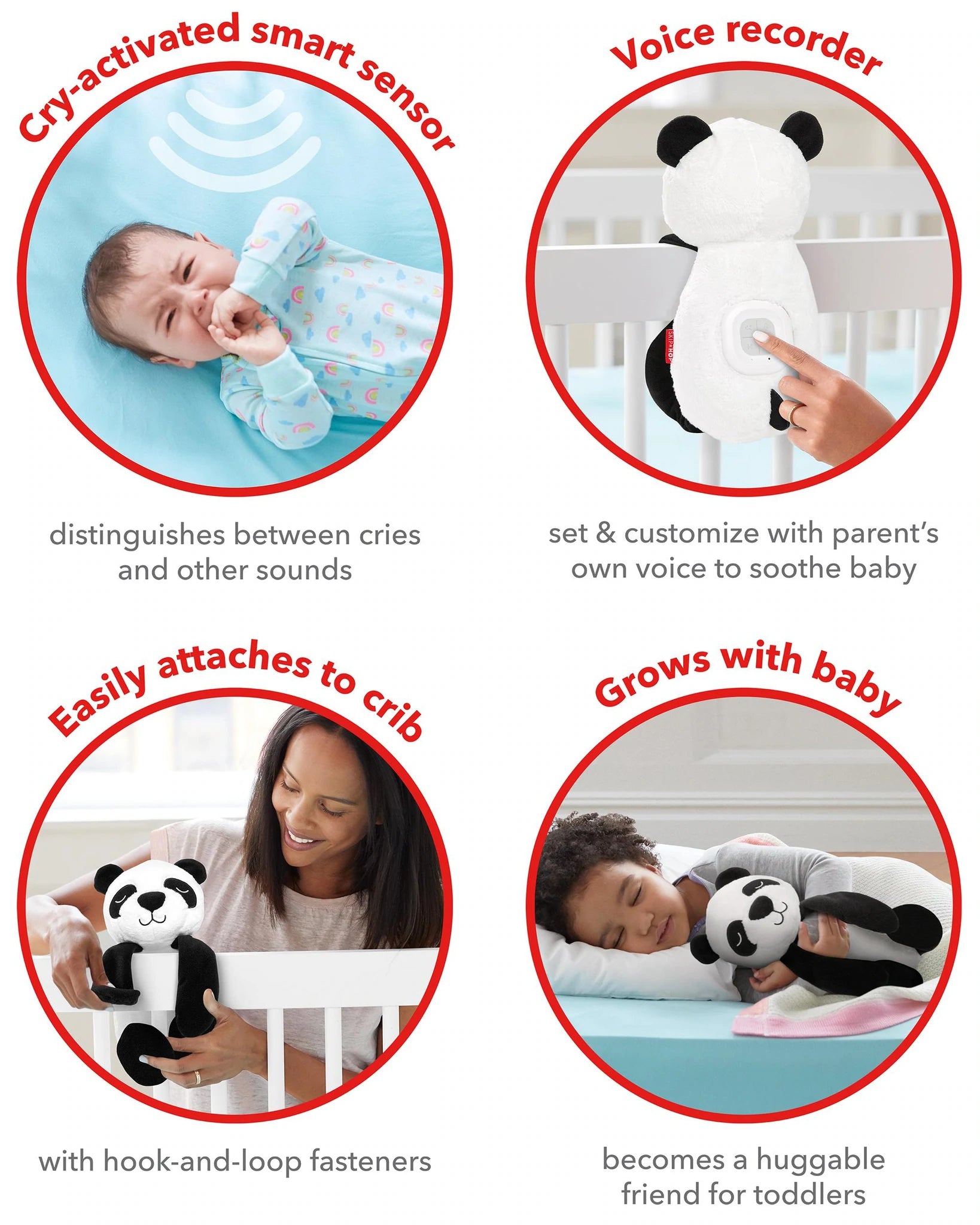 Cry-Activated Soother - Panda Cry-Activated Soother - Panda