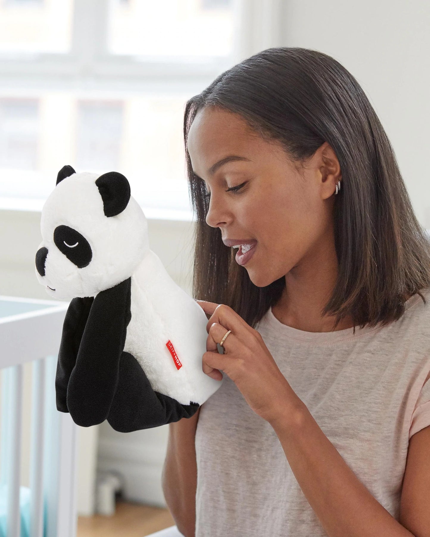 Cry-Activated Soother - Panda - BambiniJO | Buy Online | Jordan