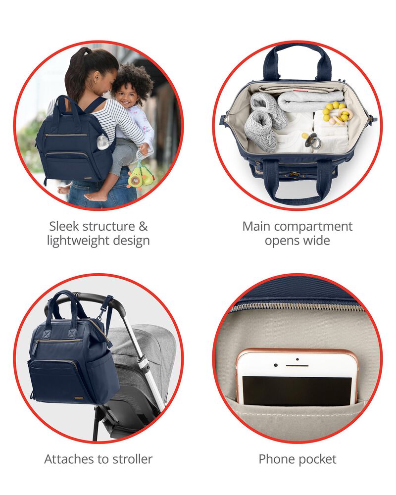 Skip Hop - Mainframe Wide Open Diaper Backpack - Navy - BambiniJO | Buy Online | Jordan