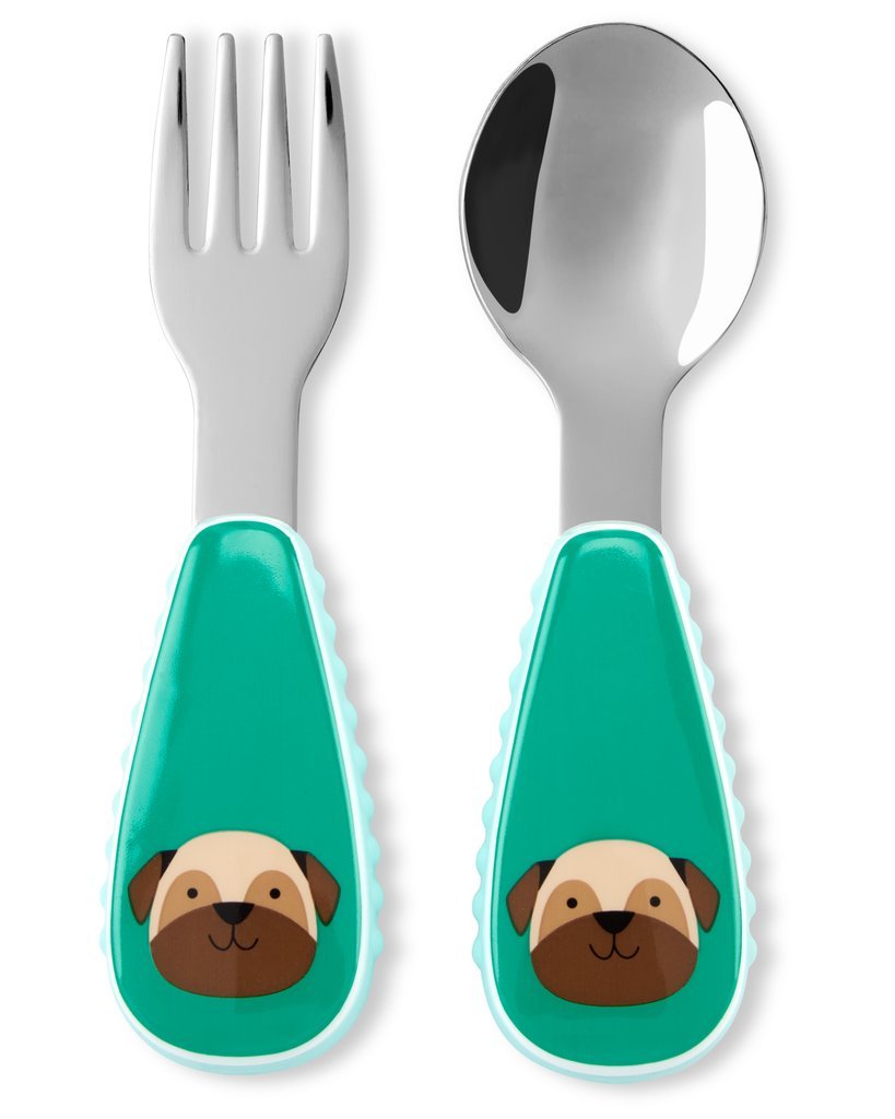 Zootensils Fork & Spoon - Pug - BambiniJO | Buy Online | Jordan