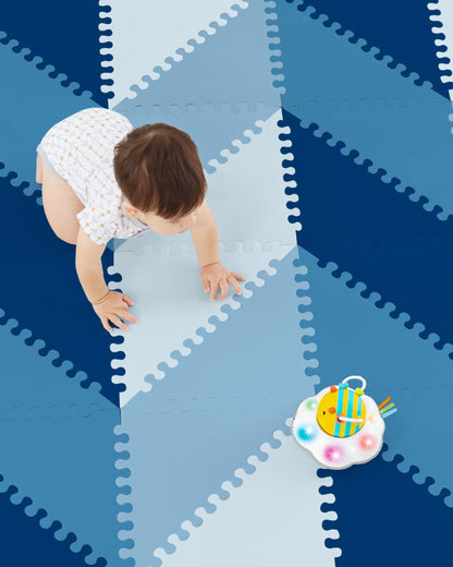 Skip Hop Playspot Geo Foam Floor Tiles - Blue Ombre - BambiniJO | Buy Online | Jordan
