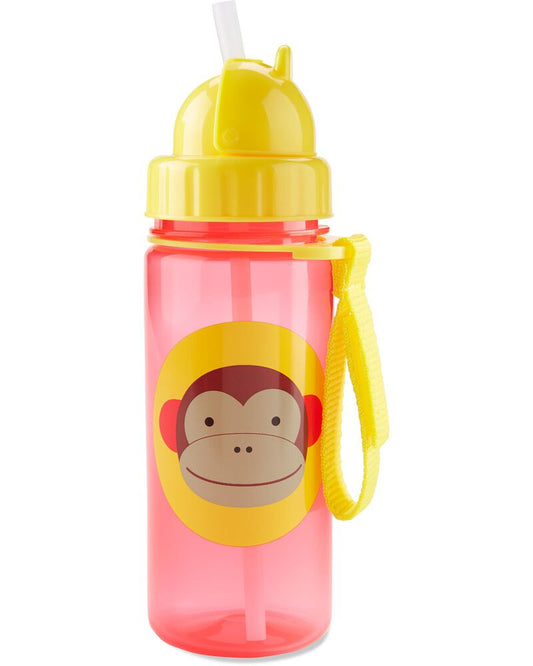Zoo Straw Bottle Marshall - Monkey - 384.5ml - BambiniJO