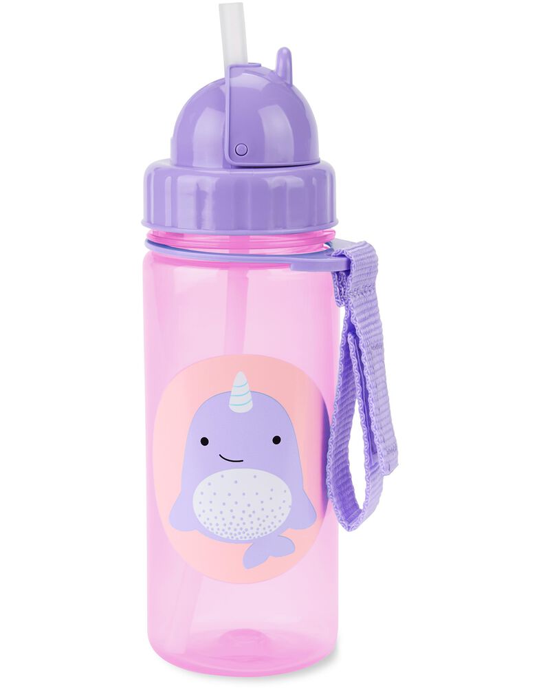 Zoo Straw Bottle Nova - Narwhal - 384.5ml Zoo Straw Bottle Nova - Narwhal - 384.5ml