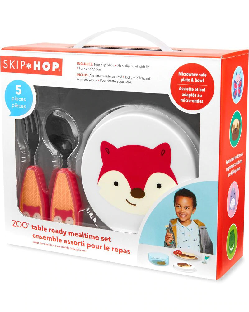 ZOO Table Ready Mealtime Set - Fox ZOO Table Ready Mealtime Set - Fox