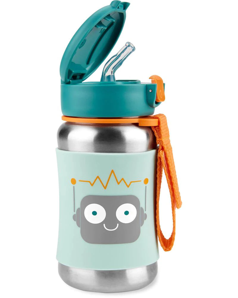 Skip Hop - SPARK STYLE Stainless Steel Bottle - Robot Skip Hop - SPARK STYLE Stainless Steel Bottle - Robot