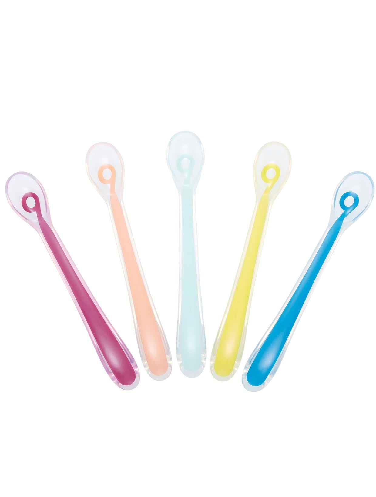Babymoov - Set 5 Silicon Spoons 1st Age Babymoov - Set 5 Silicon Spoons 1st Age