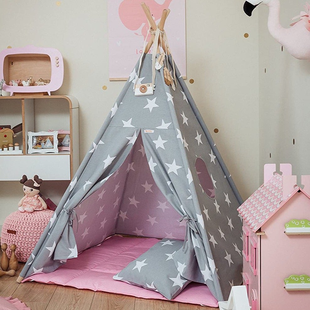 Wigiwama - Big Stars Teepee | Mint Mat Wigiwama - Big Stars Teepee | Mint Mat