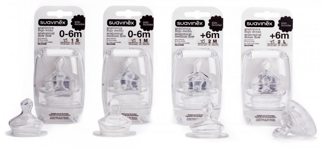 Suavinex - Anatomical Bottle 150ml - Pink Sea "Teat 1S Slow Flow" 0-6M - BambiniJO | Buy Online | Jordan