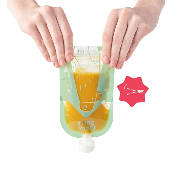 Babymoov - 15 Reusable food pouches | 150ml
