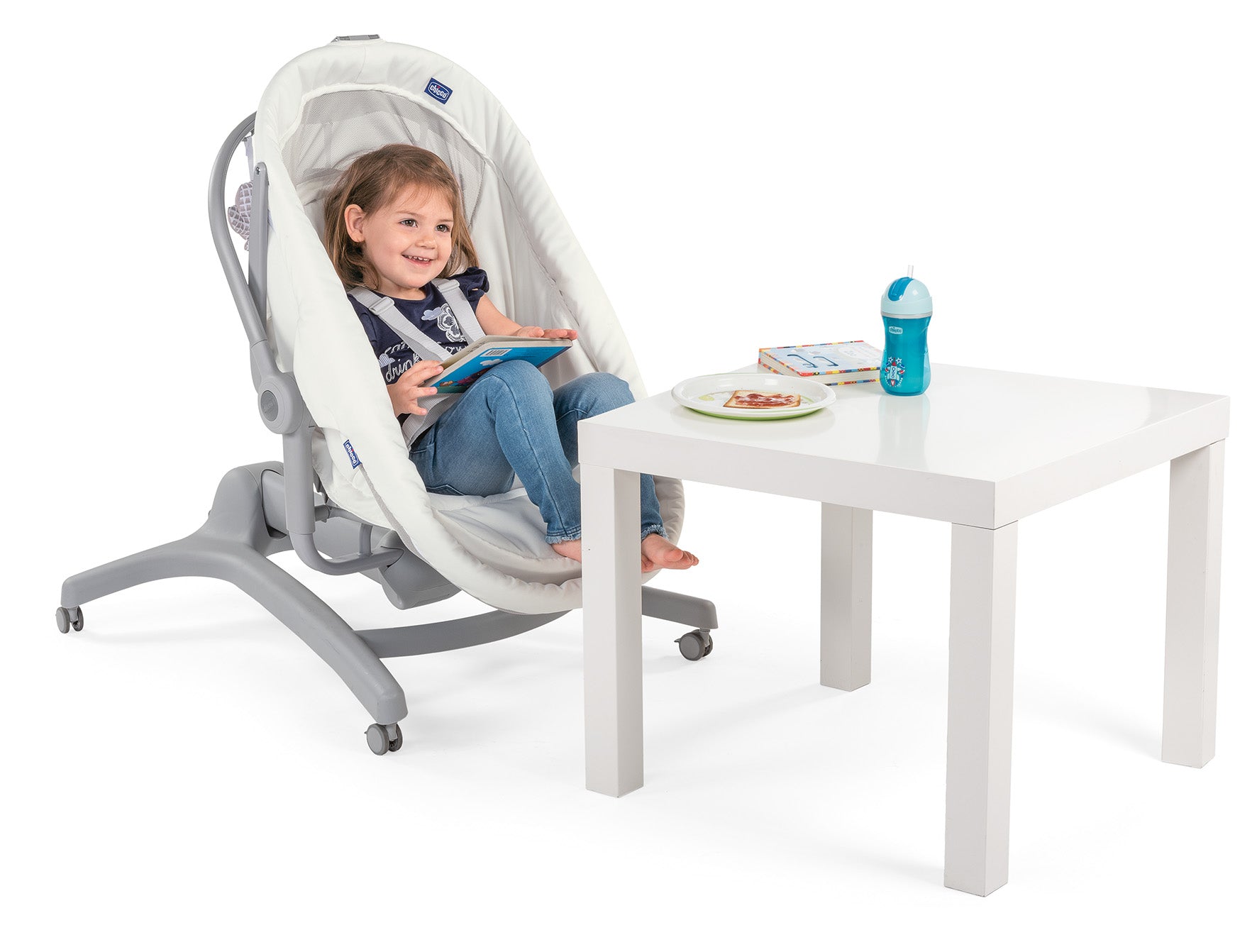 Chicco Baby highchair Baby Hug Air 4 in 1 Snow - BambiniJO | Buy Online | Jordan