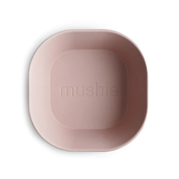 MUSHIE - Square Dinnerware Bowl - Set of 2 - Blush - BambiniJO | Buy Online | Jordan